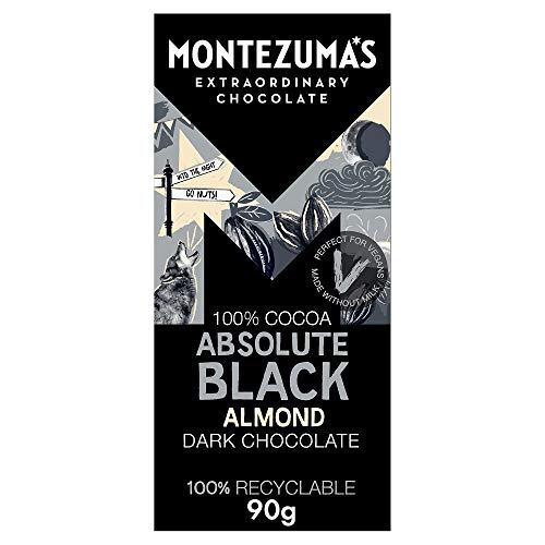 Montezuma 's Dark Chocolate Absolute Black mit Mandeln von Montezuma