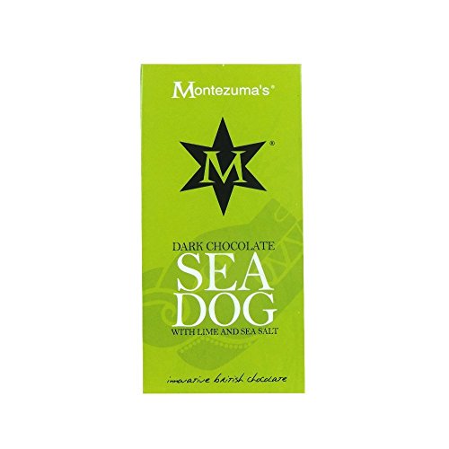 Montezuma's - Sea Dog - Dark Chocolate with Lime and Sea Salt - 100g (Case of 12) von Montezuma