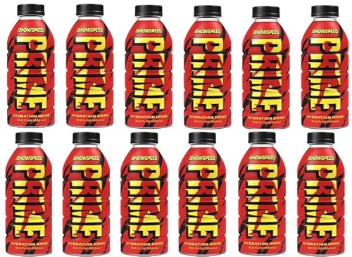 Ishowspeed Prime Sports Drink Limited Edition (12) Flaschen à 16,9 Fl oz Hydration Beverage. Logan Paul 12 Stück von Moodyhogs