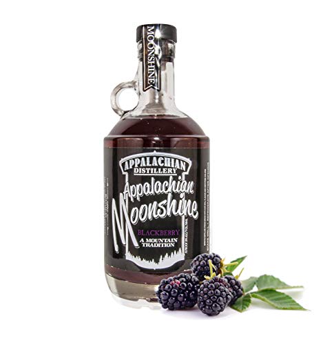 Appalachian Moonshine - Blackberry. 20% Vol. Echter handgefertigter Moonshine Whisky aus West Virginia - USA. von Moonshine & More