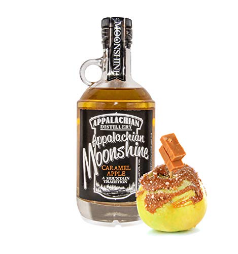 Appalachian Moonshine - Caramel Apple. 20% Vol. - Echter handgefertigter Moonshine Whiskey aus West Virginia, USA. von Moonshine & More