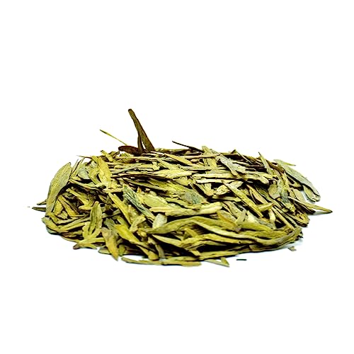 Longjing loser Grüntee in klassischer oder Premium-Qualität - Chinesischer Grüntee von höchster Qualität - Wellness-Aufguss (100 gr - Classic) von Moontea