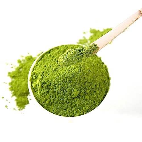 Matcha Grüner Tee 100 g - Hochwertiges chinesisches Grünteepulver in loser Schüttung - 100 g Beutel - Wellness Infusion (100 gr) von Moontea