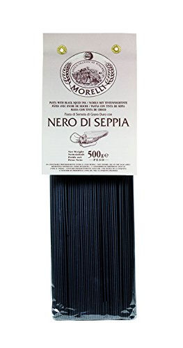 Antico Pastificio Toscano MORELLI - Spaghetti with squid ink (500 gr) von MORELLI