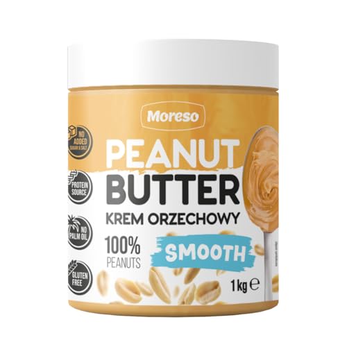 Erdnussbutter 1kg PEANUT BUTTER 100% Moreso von Moreso