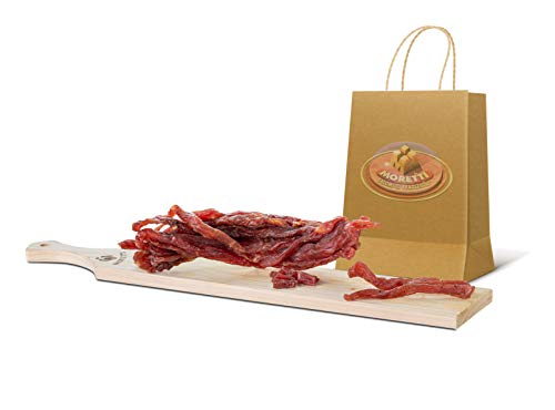 Moretti® Getrocknete Schweinefleischpaare | Getrocknetes Filet- und Lendenfleisch | 100% natürlich ohne Konservierungsstoffe | Vakuumverpackt 600g+ von Moretti