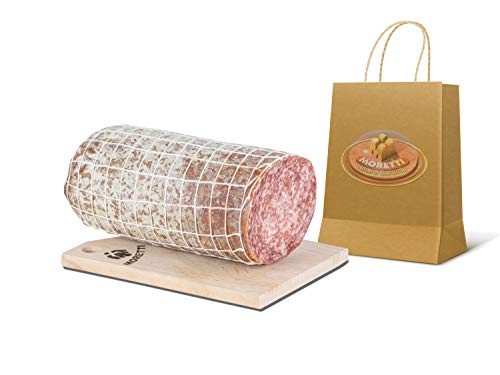 Moretti® | Milano Handwerklich gewürzte süße Salami | Scheibe 900gr.+ | Vakuumverpackt | KEINE GVO von Moretti