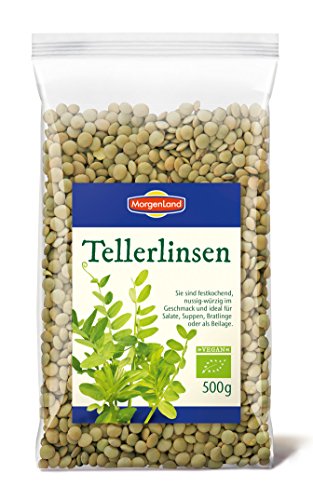 MorgenLand Bio Tellerlinsen, 2er Pack (2 x 500 g) von Morgenland