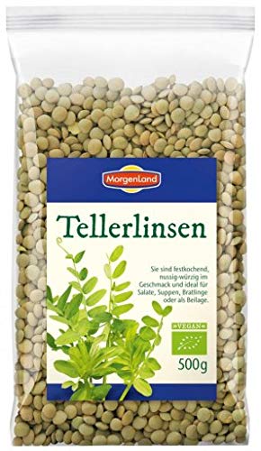 MorgenLand Bio Tellerlinsen 1er Pack (1 x 500 g) von Morgenland