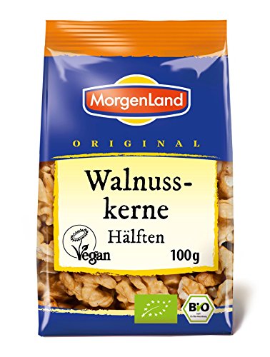 MorgenLand Bio-Walnusskerne Hälften, 2er Pack (2 x 100 g) von Morgenland