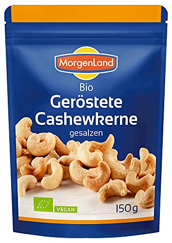 MorgenLand Geröstete Cashewkerne gesalzen 9?x?150g von Morgenland