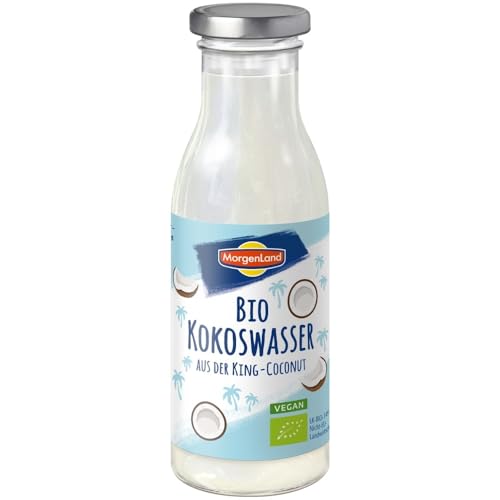 MorgenLand Kokoswasser, Einweg-Glasflasche, 200ml (1) von Morgenland