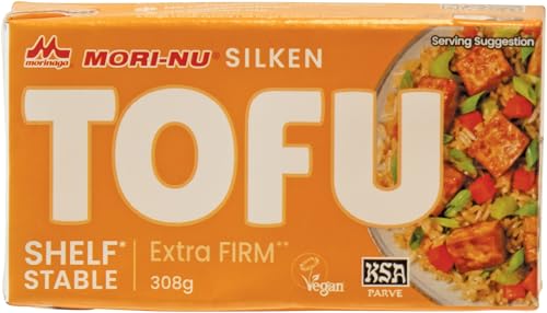 Mori-Nu Seidentofu – Extra fester Tofu aus Sojabohnen – vielseitig einsetzbar – 1 x 308 g von Mori-Nu