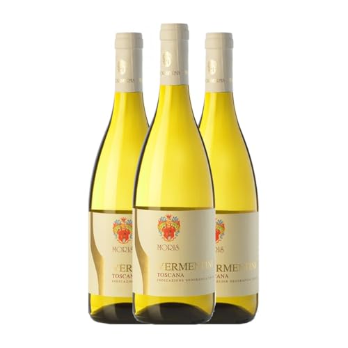 Morisfarms Vermentino Toscana 75 cl Weißwein (Karton mit 3 Flaschen von 75 cl) von Morisfarms