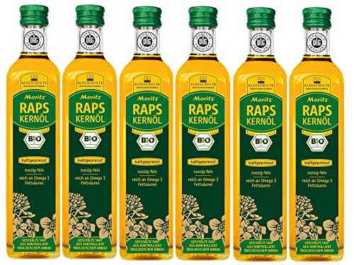 MORITZ BIO Rapskernöl SPARPAKET (6 mal 500ml im Karton) von Moritz RAPS KERNÖL