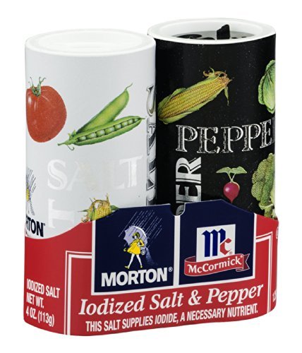 Morton McCormick Iodized Salt & Pepper , 5.25 OZ (Pack of 12) by Morton Salt von Morton