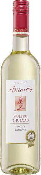 Moselland Akzente Müller-Thurgau Weißwein lieblich von Moselland