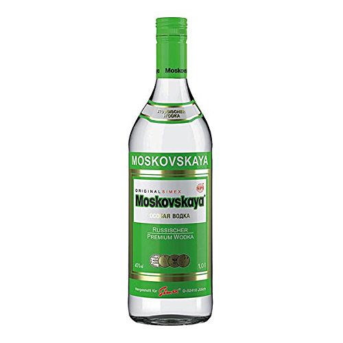 WODKA MOSKOVSKAYA 6er Pack 6 x 1 L von Moskovskaya