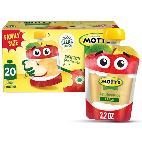 Mott's Apfelmus, transparent, 90 ml, 20 Stück von Mott's