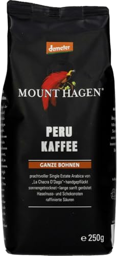 Demeter Röstkaffee Peru, ganze Bohne von Mount Hagen