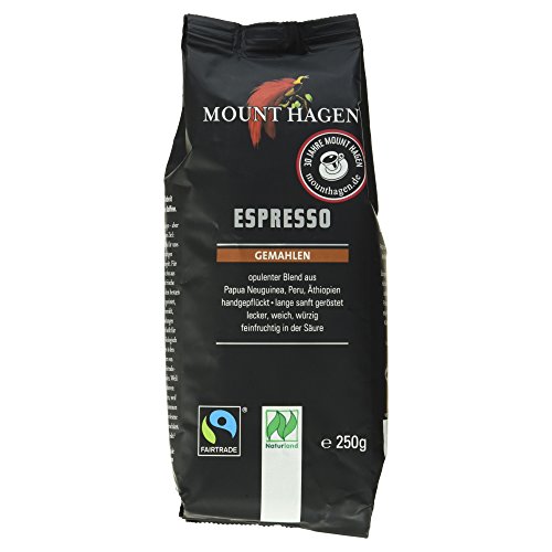 Mount Hagen Bio Espresso gemahlen, 250g von Mount Hagen