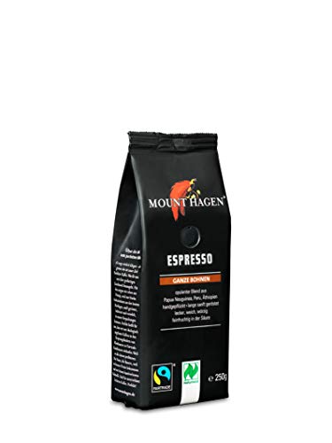 Mount Hagen Bio FT Naturland Espresso, 250g ganze Bohne von Mount Hagen