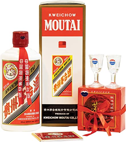 Kweichow Moutai Flying Fairy – Traditioneller chinesischer Baijiu mit komplexen Aromen und charaktervollem Abgang – 53 % vol. – 1 x 0,5 l von Moutai