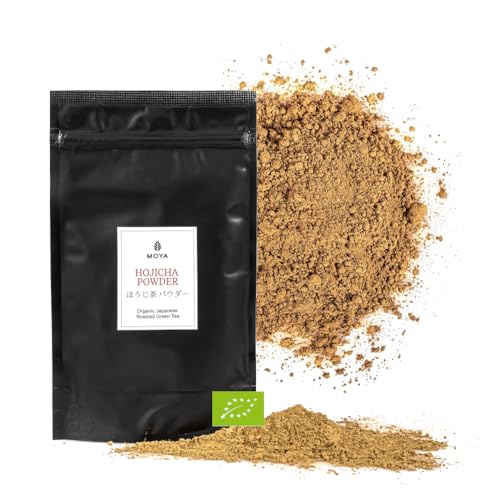 Hojicha Pulver gerösteter grüner Tee|Houjicha Pulver|Hojicha Latte Tee aus Japan (100g) von Moya Matcha