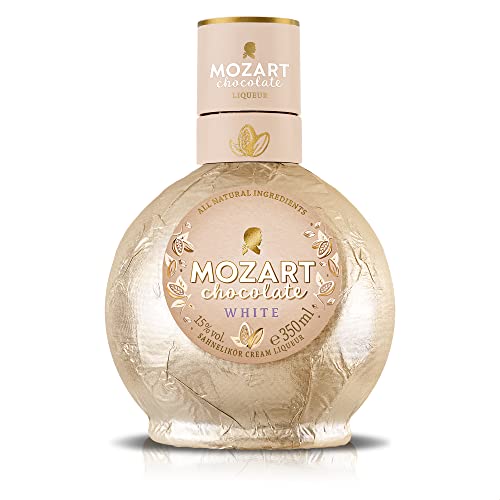 Mozart | White Chocolate Likör | 350ml | 15%vol | Cremiger Likör mit Vanille & Karamell | Gold-Gewinner des World Spirit Awards 2021 von Mozart