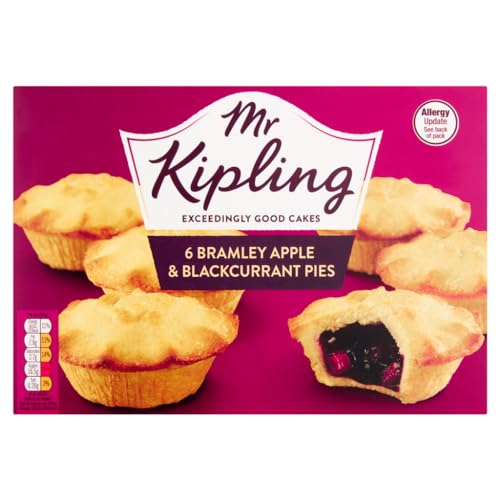 Mr Kipling Apple And Blackcurrant Pies 6 Pack 150G von Mr Kipling