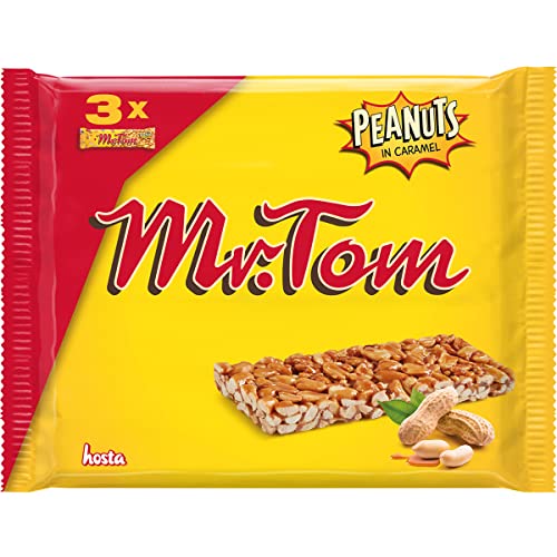 Mr Tom Erdnussriegel aus gerösteten Erdnüssen mit Karamell 3 x 40g von Mr Tom