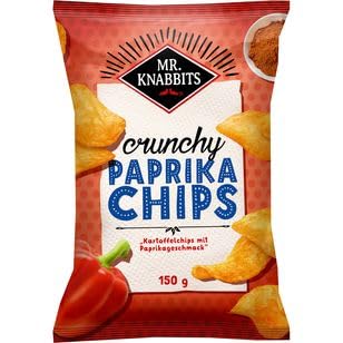 Mr. Knabbits Paprika Chips, 20er Pack (20 x 150g) von Mr. Knabbits