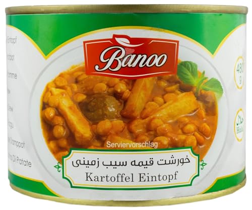 Banoo- Kartoffel Eintopf 'Khoroshte Ghyemeh Sibzamini' 480g food orientalisches von Mr.Ghorbani