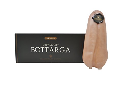 Mr Moris Bottarga Premium Quality Kosher mit Wachs (Meeräschen) (Large - 175Gr ca) von Mr.Moris