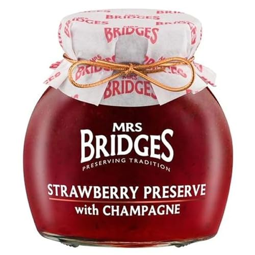 Mrs Bridges Erdbeeren Aufbewahrung & Champagner 340g von Mrs Bridges