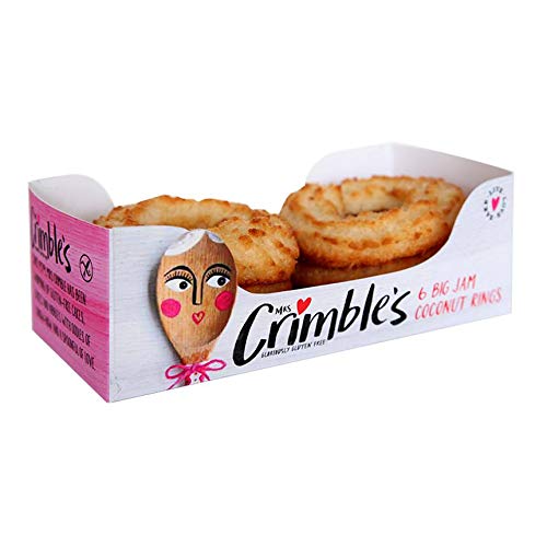 Mrs Crimbles | Jam Coconut Rings | 1 x 6 pack von Mrs Crimbles