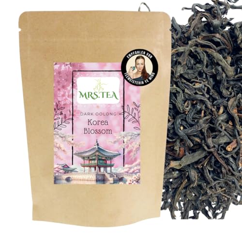 Mrs. Tea Koreanischer Oolong Korea Blossom Jeju Island, 30g | handgepflückt, Ernte Sommer 2023 | Premium Oolong | dunkle Röstung | naturbelassen | OHNE Aromen, ohne Zusatzstoffe | Tee Gong fu Cha von Mrs. Tea