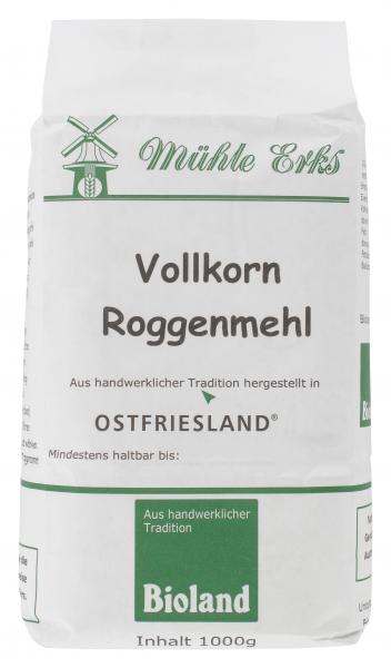 Mühle Erks Bioland Vollkorn Roggenmehl von Mühle Erks