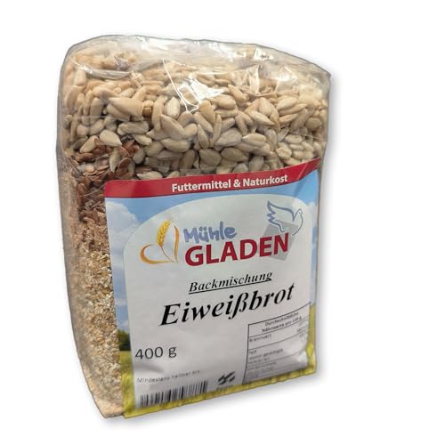 Eiweißbrot - Backmischung 400g - Selbstbacken mit Rezept von Mühle Gladen