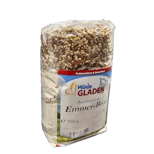 Emmer Brot Backmischung 700g - Selbstbacken mit Rezept von Mühle Gladen