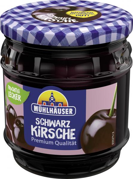 Mühlhäuser Konfitüre Extra Schwarzkirsche von Mühlhäuser