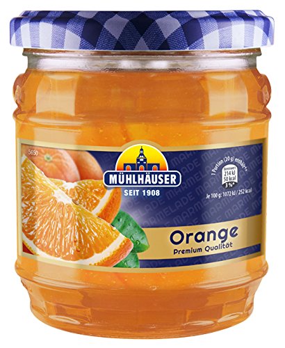 Mühlhäuser Orangenmarmelade, 8er Pack (8 x 450 g) von Mühlhäuser