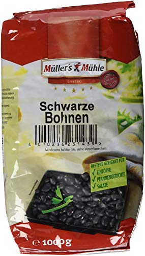 Müller´s Mühle Schwarze Bohnen, 5er Pack (5 x 1 kg) von Müller´s Mühle