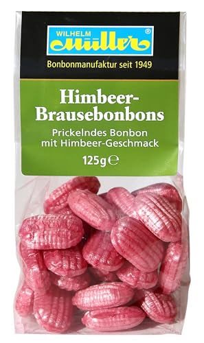 Himbeer-Brausebonbons (1 Tüte) von Müller