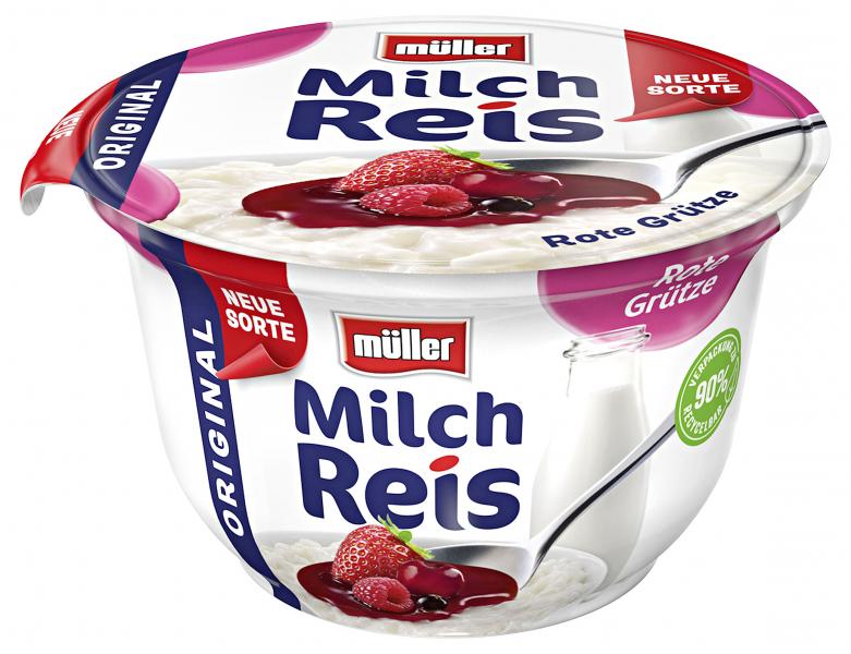 Müller Milchreis Rote Grütze von Müller