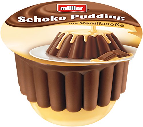 Müller Schokopudding mit Vanillesoße, 450 g von Müller