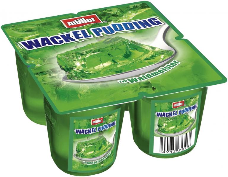 Müller Wackelpudding Waldmeister von Müller