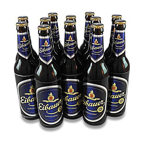 Eibauer Schwarzbier - (12 Flaschen à 0,5 l / 4,5% vol.) von Münch-Bräu Eibau