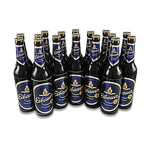 Eibauer Schwarzbier - (16 Flaschen à 0,5 l / 4,5% vol.) von Münch-Bräu Eibau