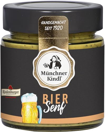 Münchner Kindl Senf Bio Bier Senf (6 x 125 ml) von Münchner-Kindl-Senf